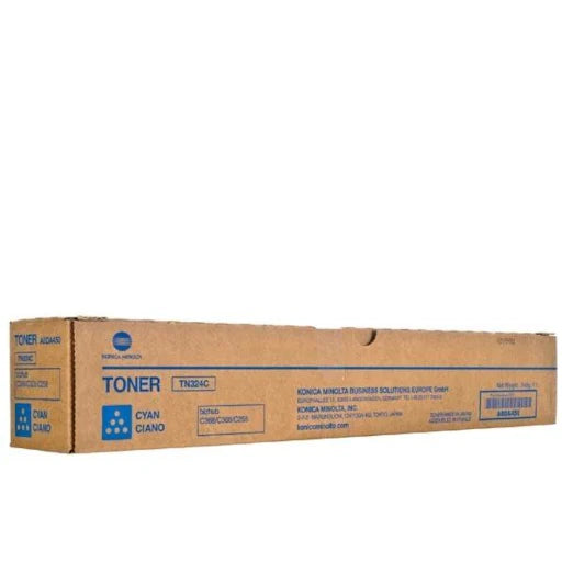 Konica Minolta TN-324C Cyan Toner Cartridge A8DA430 Bizhub